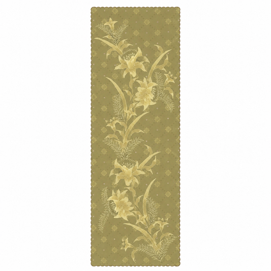 Seri Selendang Floral (Crystal)- Gold