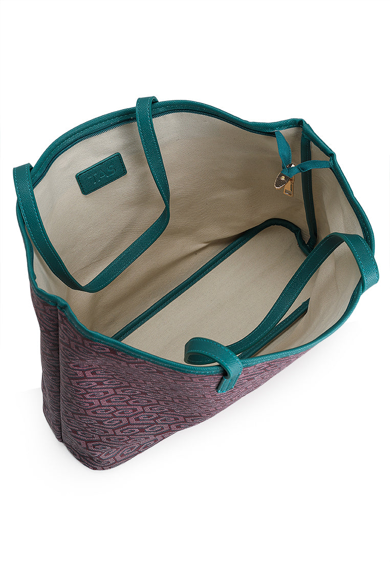 THE NIRA TOTE - ORCHID PURPLE [REJECT]