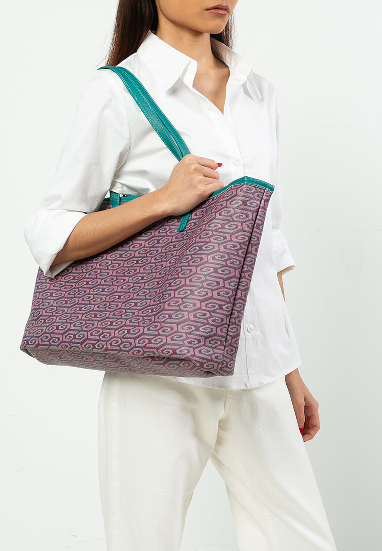 THE NIRA TOTE - ORCHID PURPLE [REJECT]