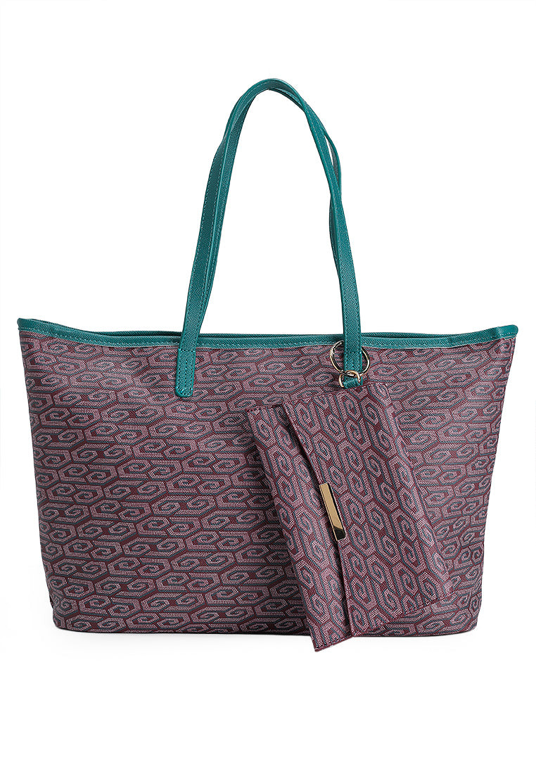 THE NIRA TOTE - ORCHID PURPLE [REJECT]