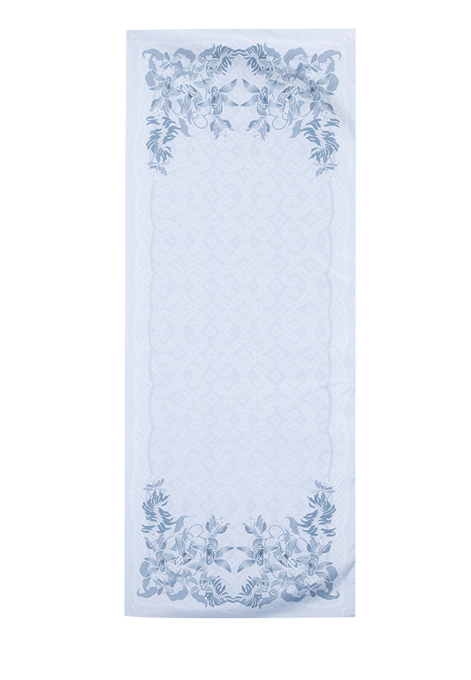 Angela Shawl - Light Blue Monochrome