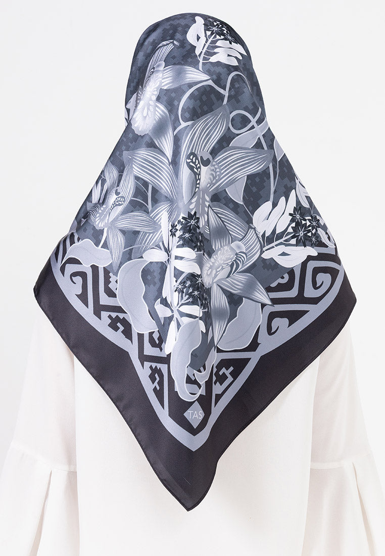 Angela Scarf - Black Monochrome