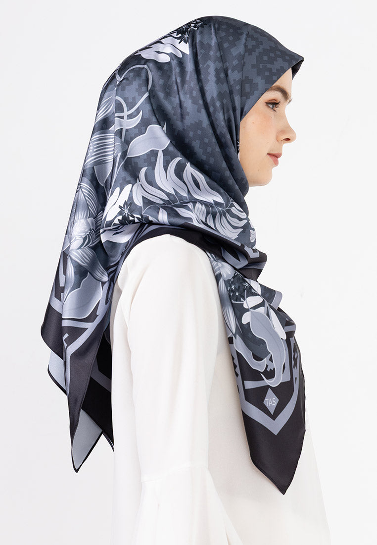 Angela Scarf - Black Monochrome