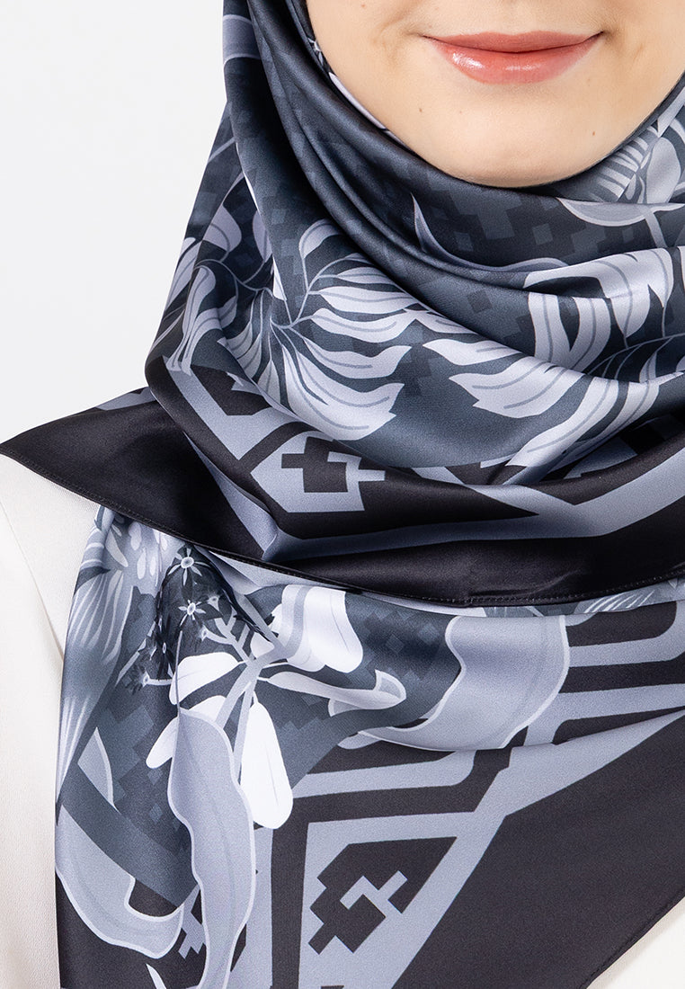 Angela Scarf - Black Monochrome