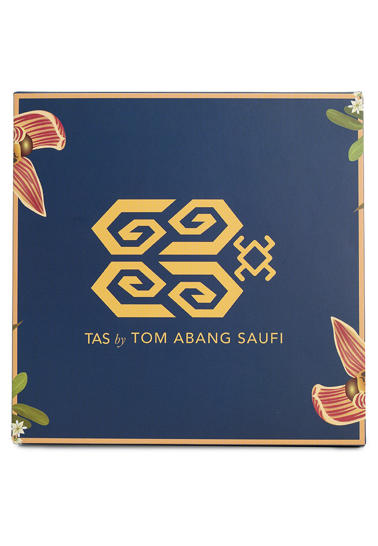 Angela Scarf - Light Blue Monochrome