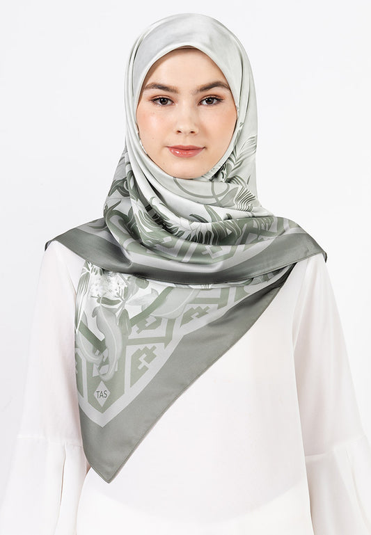 Angela Scarf - Olive Monochrome