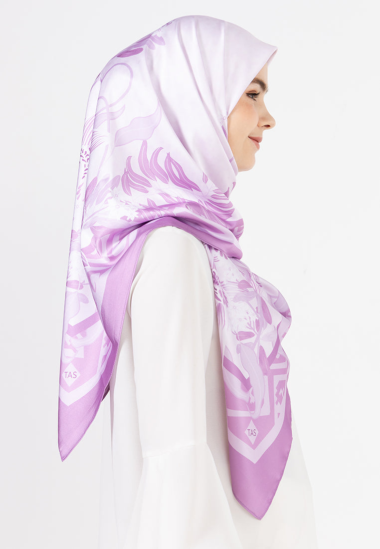 Angela Scarf - Purple Monochrome