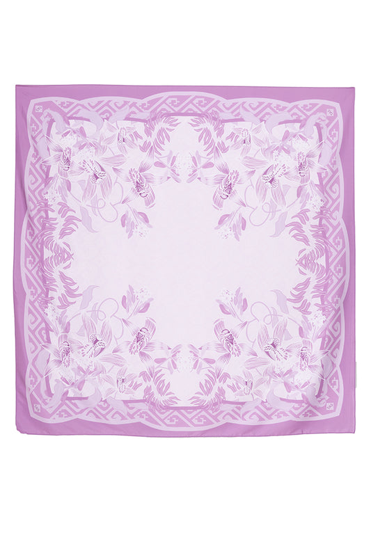 Angela Scarf - Purple Monochrome
