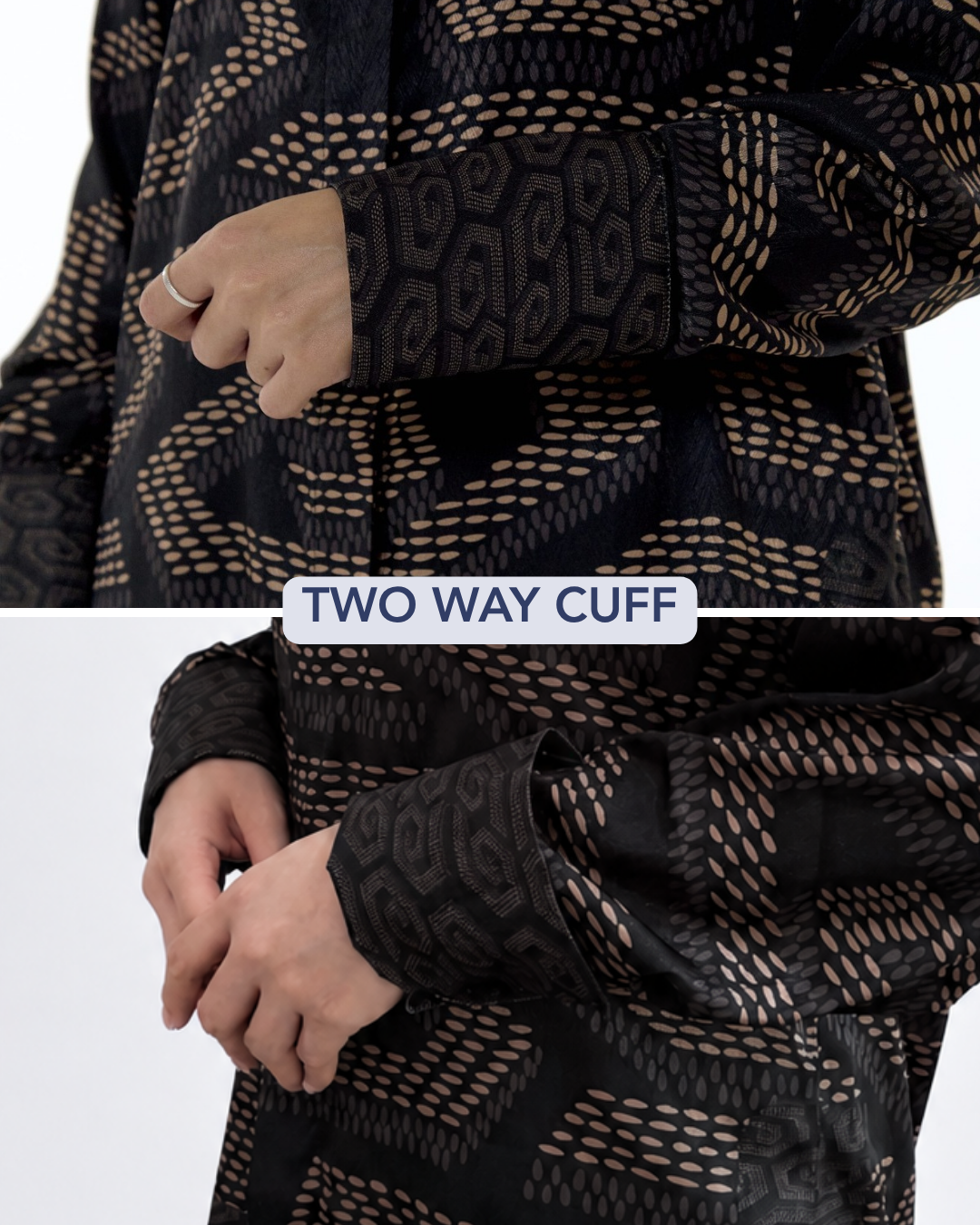 NIRA DAILY BLOUSE - BLACK