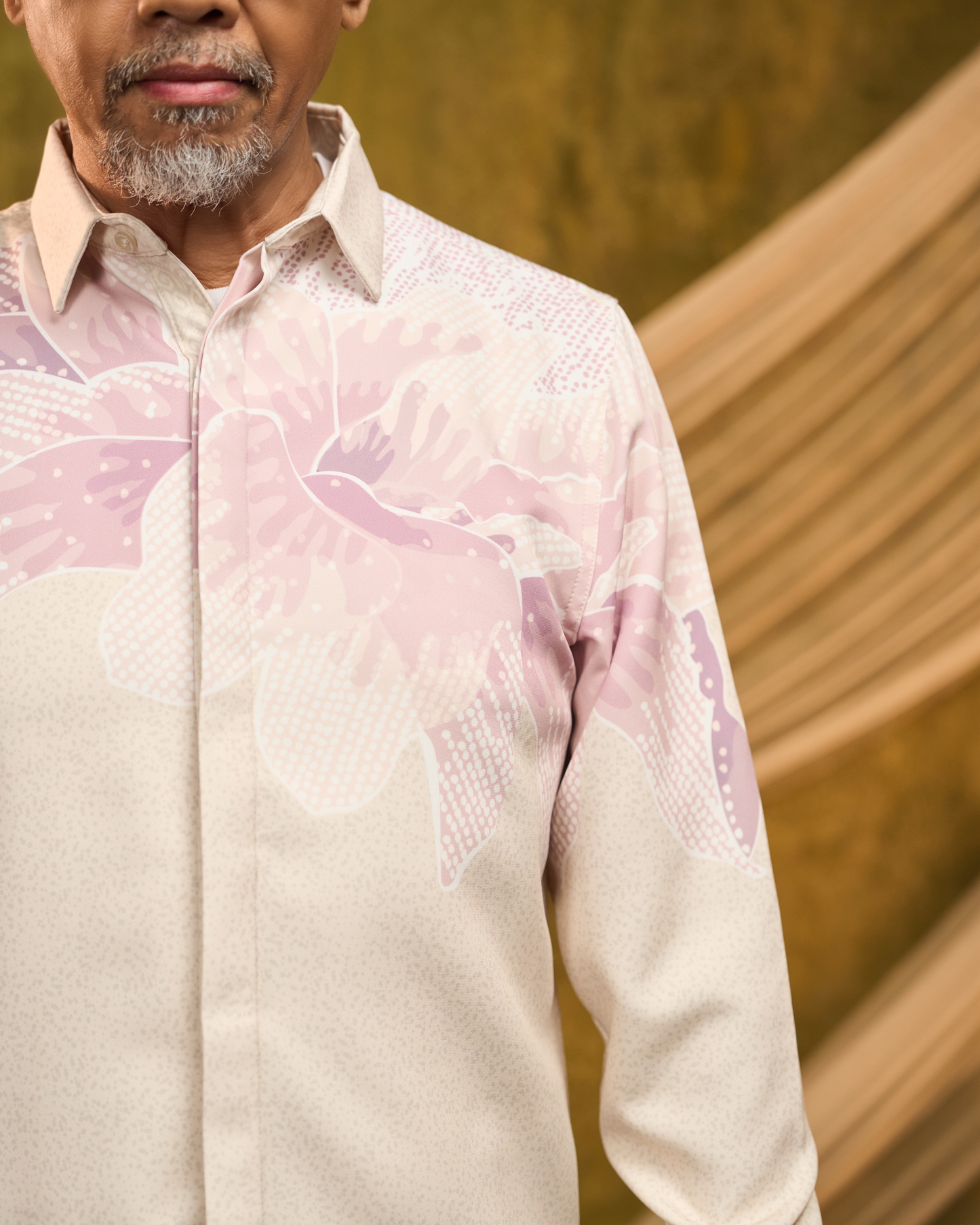 HENNY LONG SLEEVES SHIRT - Beige