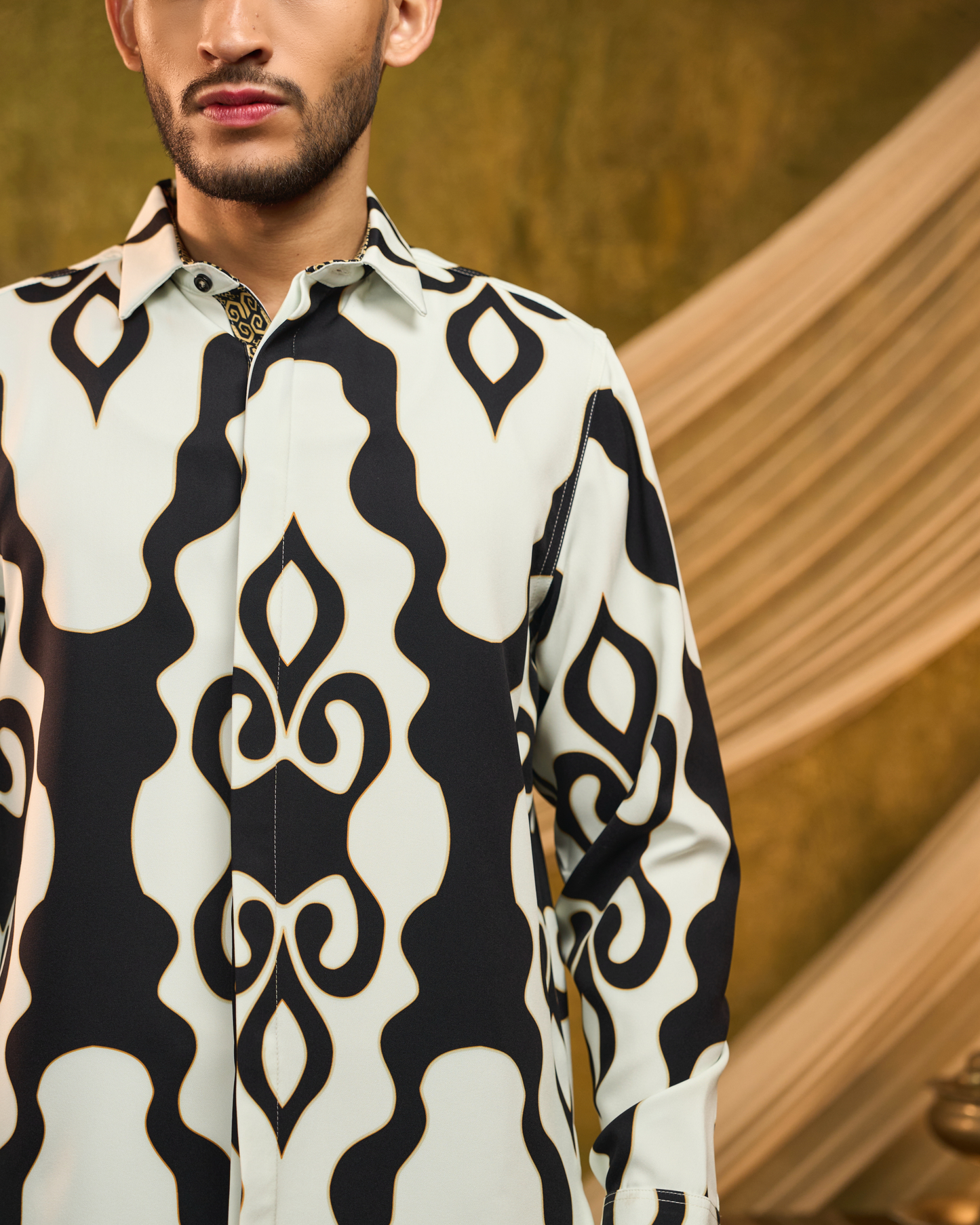 FREDDIE LONG SLEEVES SHIRT - Black