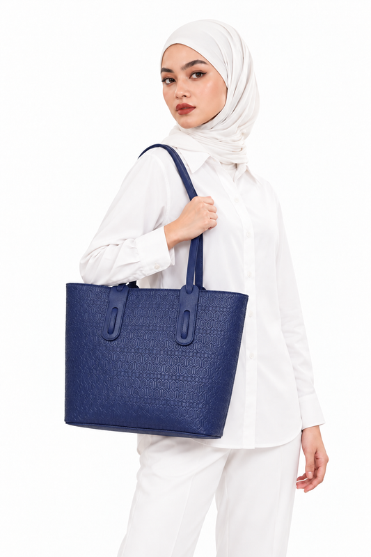 THE HERITAGE TOTE - LUMINOUS BLUE (PRE-ORDER)