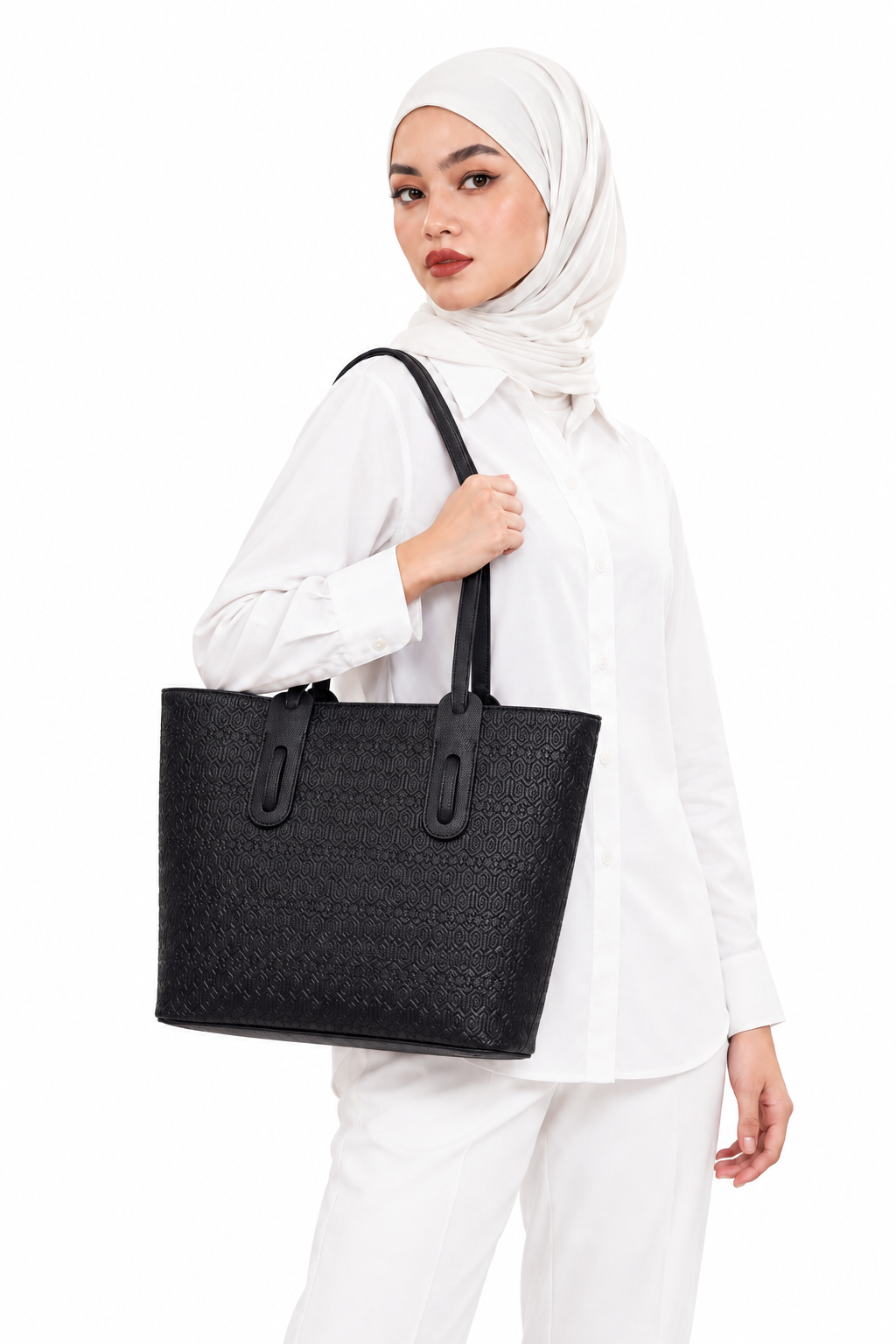THE HERITAGE TOTE - LUXE BLACK (PRE-ORDER)