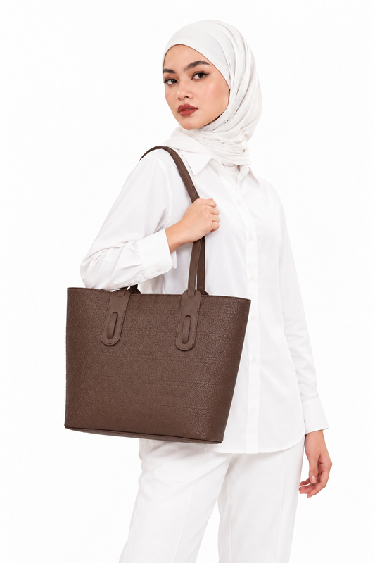 THE HERITAGE TOTE - TRUFFLE BROWN (PRE-ORDER)