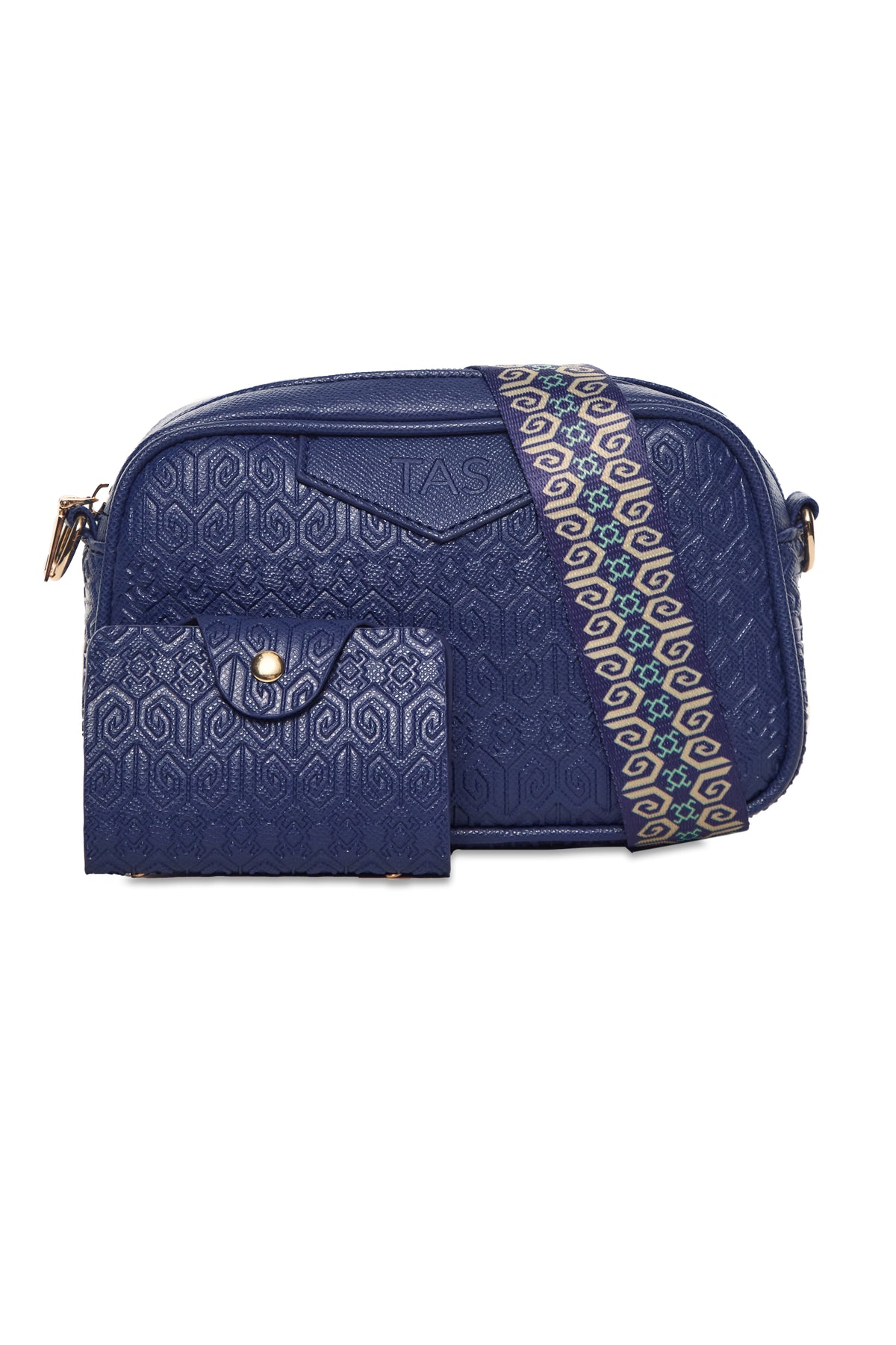 THE HERITAGE CROSSBODY BAG - LUMINOUS BLUE (PRE-ORDER)