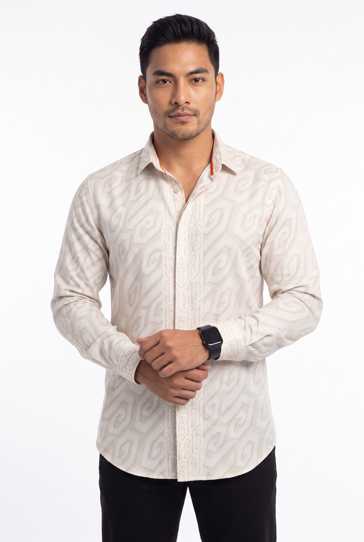 NIRA LONG SLEEVE SHIRT - Sand Beige
