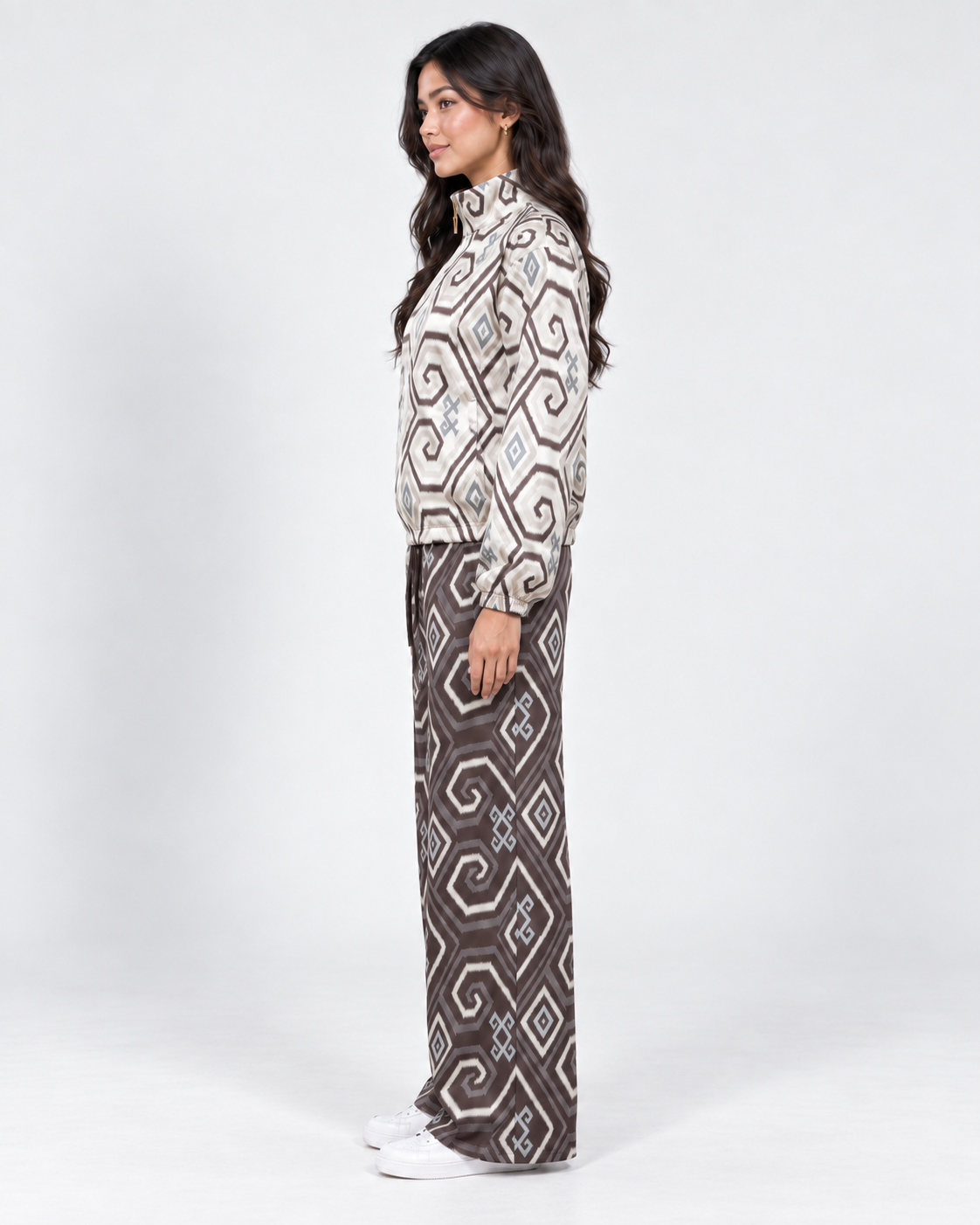MELA IKAT SET - BEIGE/BROWN