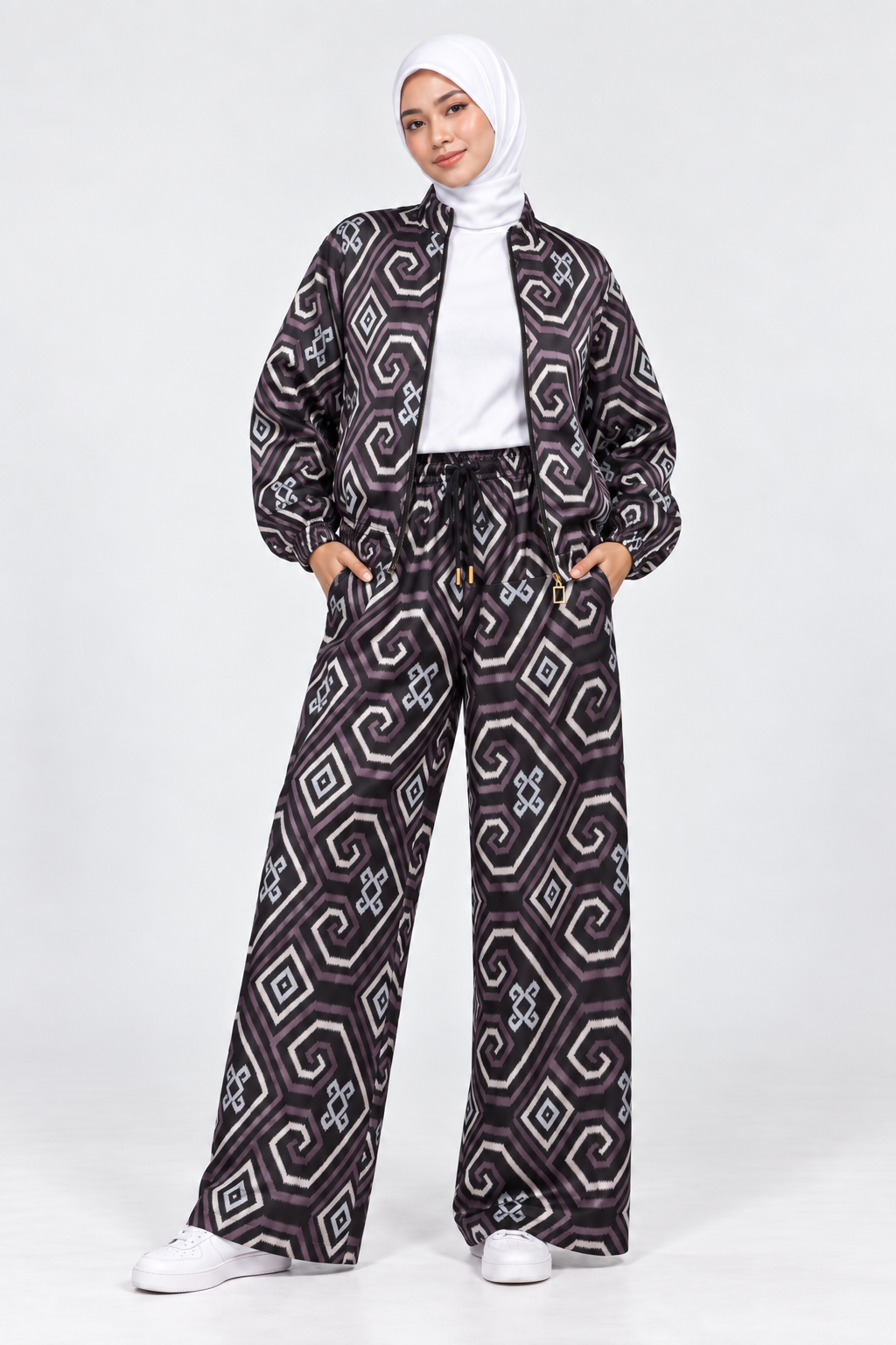 MELA IKAT SET - BLACK/BROWN