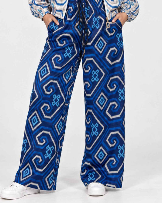 MELA IKAT PANTS - BLUE
